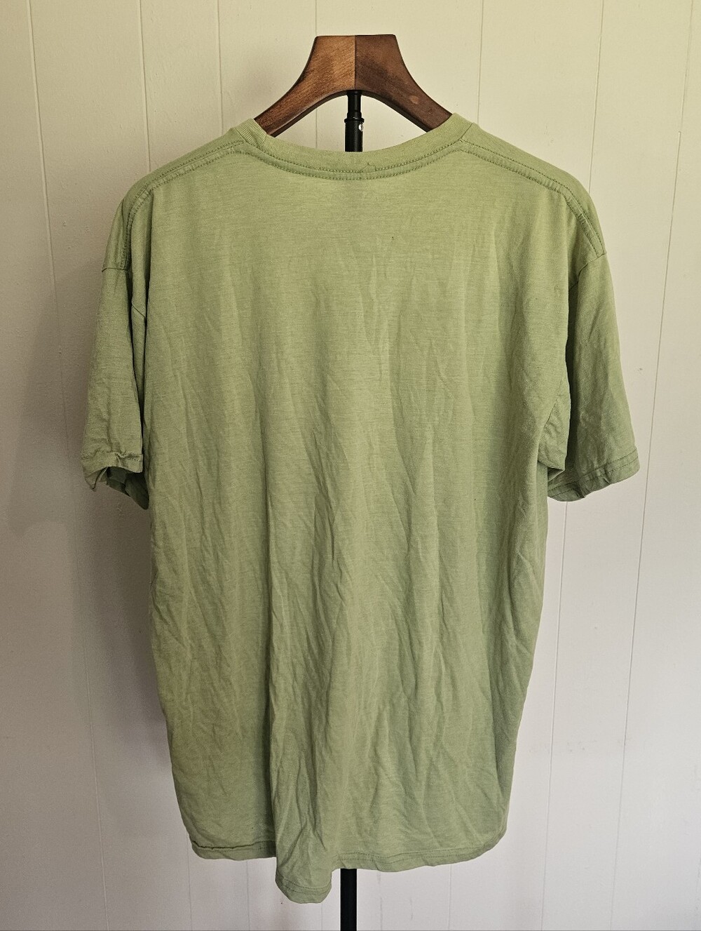 Mountain Dew Logo Crewneck T-Shirt - Light Green Size XL - Picture 4 of 6